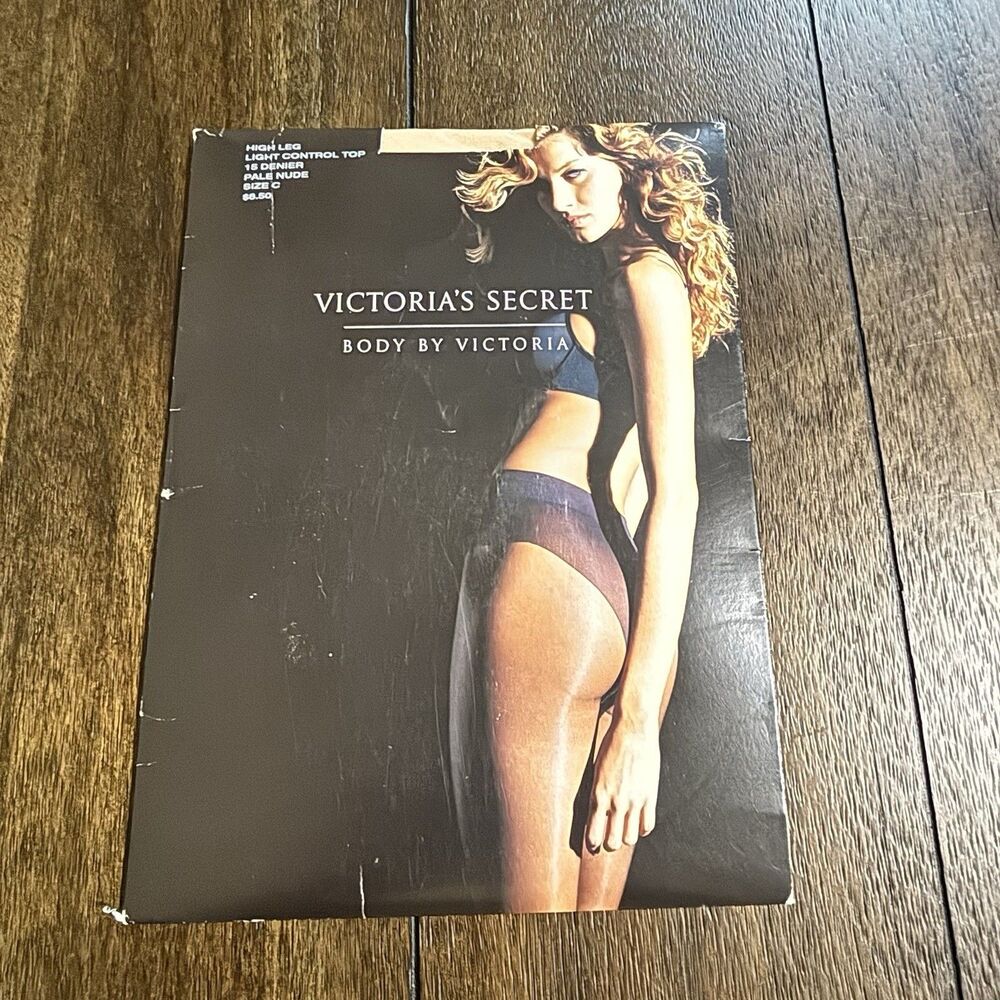Victoria's Secret Body By Victoria High Leg Light Control Top Size C Pale Nude